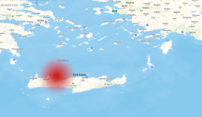 Akdeniz’de deprem: Girit Adası’nda 5,5 büyüklüğünde deprem oldu